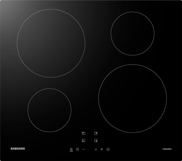 Samsung 1000 Induktionskogeplade Sort Indbygget Zone Induktionskogeplade Keramisk 4 Zones 4 Zones
