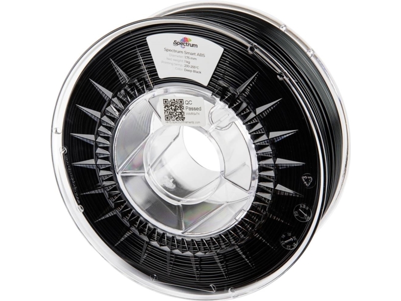 Spectrum Filaments 80088 Smart Abs Filament 1,75 Mm 1000 G Deep Black