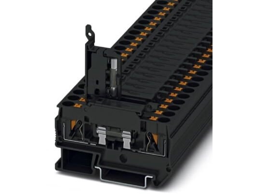 PHOENIX CONTACT Säkringsblock, tvärsnitt: 0,2 mm²- 6 mm², märkström: 6,3 A, märkspänning: 500V, bredd: 8,2 mm, färg: svart | EL Artiklar - Andra EL - Övriga | GameStuff