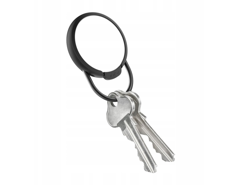 Orbitkey Slim Case Til Airtag Med Nøglering, Sort