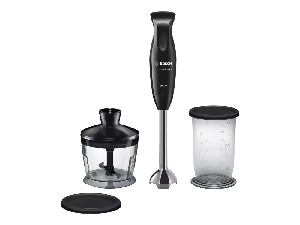 Bosch CleverMixx MSM2620B - Stavmixer - 600 W - svart/antrakit | Köksapparater - Köksmaskiner - Stavmixer | GameStuff