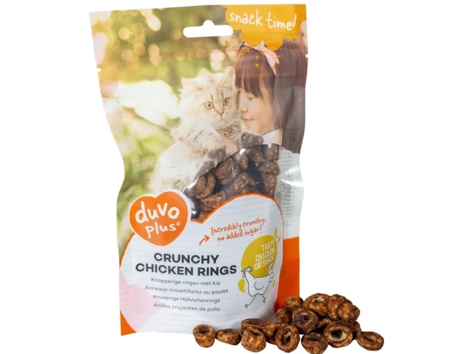 Duvo+ Crunchy Ring kattgodis - kyckling 50g | Sällskapsdjur - Katt - Kattgodis | GameStuff