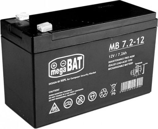 Lean Sport Bilgelakkumulator Til 12V 7,2Ah Batteri