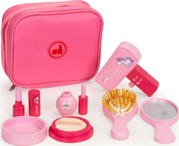 Ecotoys skønhedsæt kosmetikpung 6 tilbehør beauty