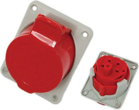 Tarel Isolierstecker, Steckdose 16A 400V 3P+Z Ip44, Schraubklemmen (114)