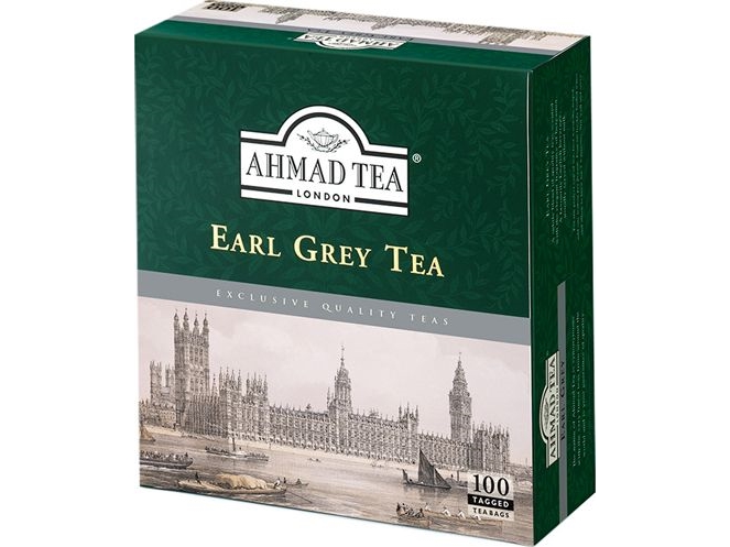 Ahmad Tea EARL GREY 100 TB (2 × 100 tepåsar) 595 | Catering - Drycker - The | GameStuff