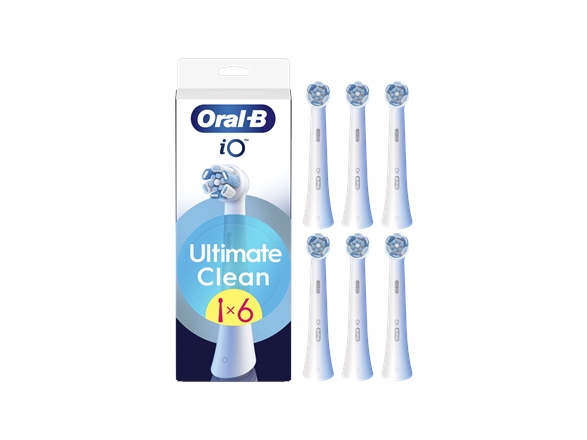Oral-B Replaceable Toothbrush Heads | Io Ultimateclean | Heads | For Adults | Number Of Brush Heads Included 6 | White
