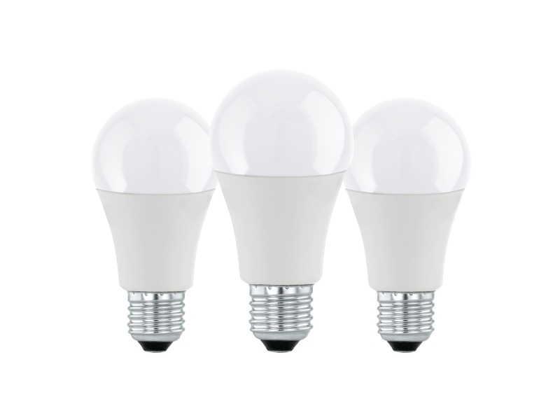Eglo E27 Led A60 Opal Standardglühlampe Mit Warmweißem Licht, 3Er-Pack