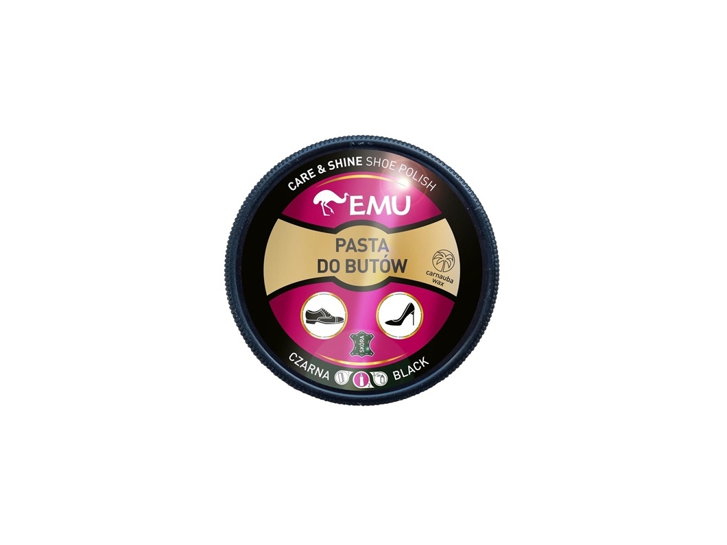 Vaco Emu Schuhputzmittel - Schwarz 50Ml