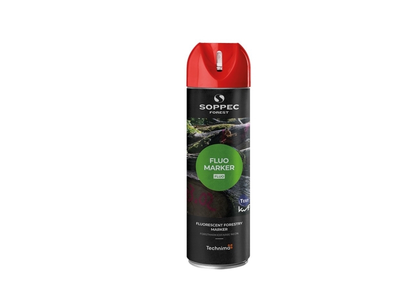 SOPPEC mÃ¦rkespray SKOV FLUO 500 ml. RÃ?D - 1810085