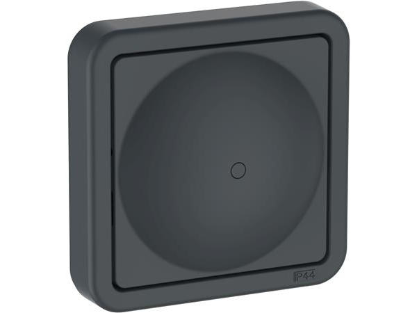 Lauritz Knudsen Opus 74 Adapterdæksel For Lampeudtag 1 Modul Ip44, Antracitgrå