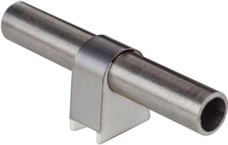 putkenkantaja 2CLICK ø18x16mm matala ø18mm putkille. 16 mm etäisyys seinästä.