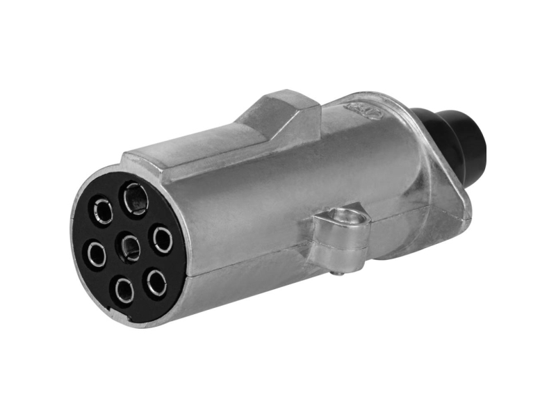 SecoRüt EP024 Släpvagnskontakt [Släpvagnskontakt 7-polig typ N - öppna kabeländar] Gjuten aluminium