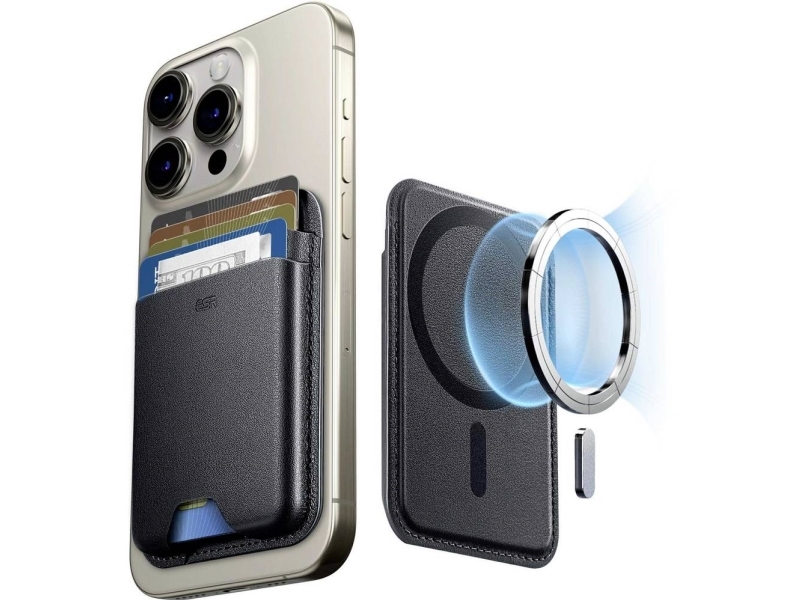 ESR Boost Wallet Apple iPhone 14, iPhone 14 Plus, iPhone 14 Pro, iPhone 14 Pro Max, iPhone 15, iPhone 15 Plus, iPhone 15 Pro, iPhone 15 Pro Max Sort 2K6380161