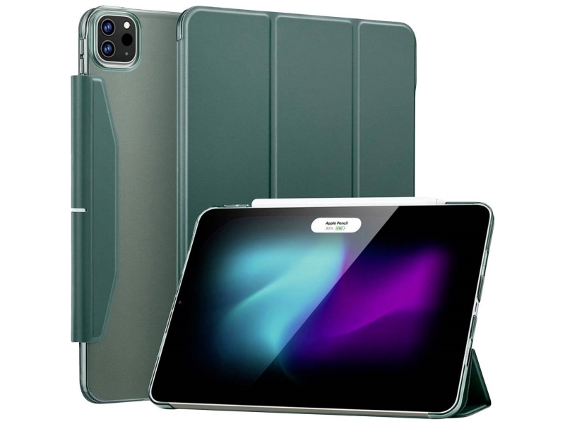 Esr Ascend Trifold Ipad-Cover/Taske Apple Ipad Pro 13 (M4, 2024) 33 Cm (13) Book Cover Grøn, Transparent