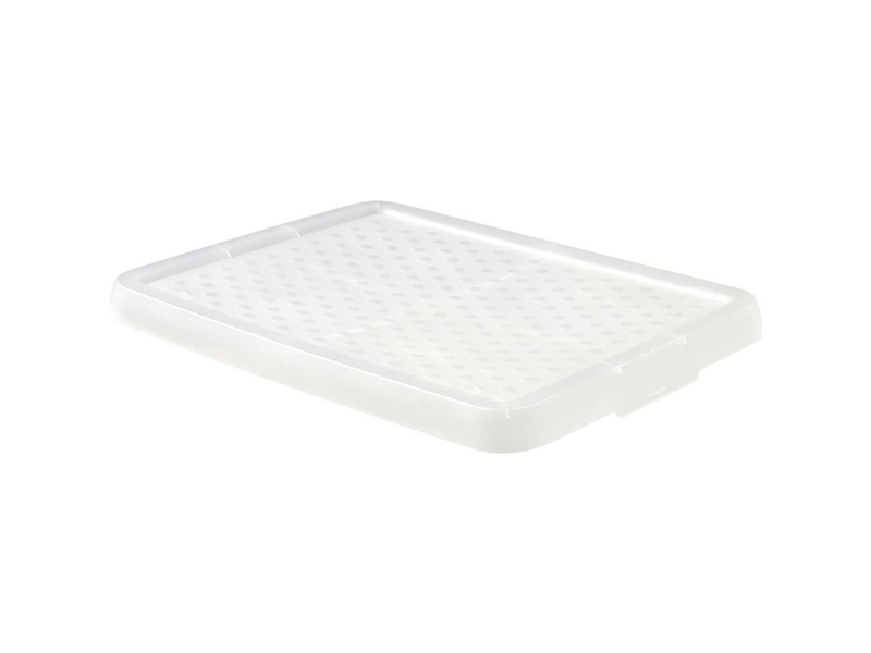 Curver 230649 Roterende Stablingsbeholder Essentials Deckel Für 20L Und 26L Box, Transparent 1 Stk