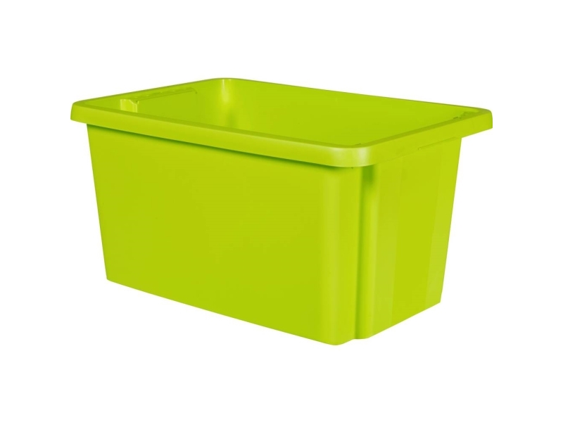 Curver 225410 Roterende stablingsbeholder ESSENTIALS Drehstapelbox 45L, grün Kan stables Grøn 1 stk