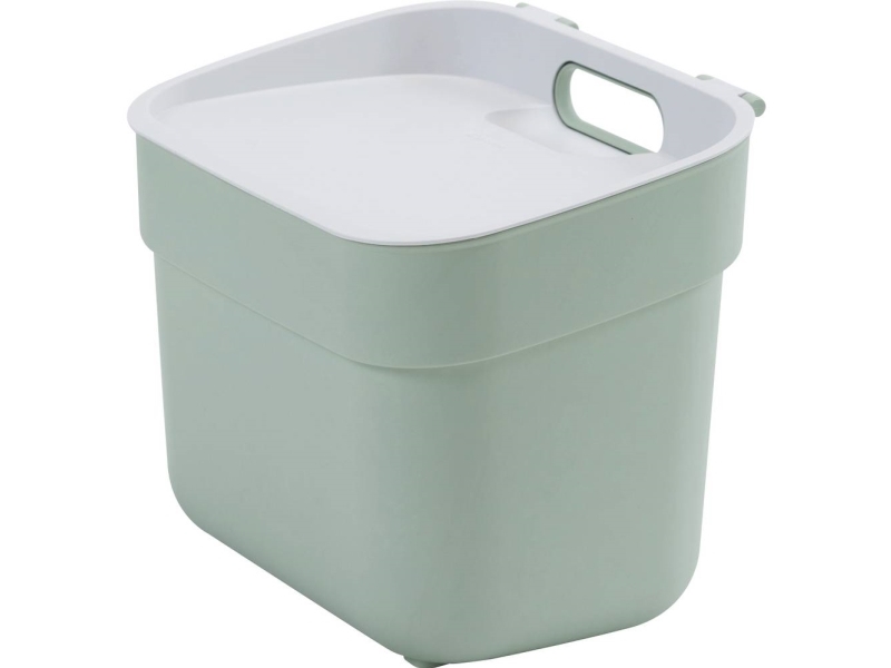 Curver READY TO COLLECT Biomülleimer [5L], grün 251948 Skraldespand Grøn 1 stk