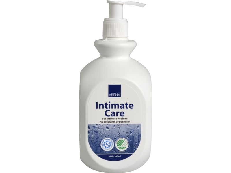 Abena Intimate Care - Sæbe - Pumpeflaske - 500 Ml - Fugtighedscreme - Farveløs