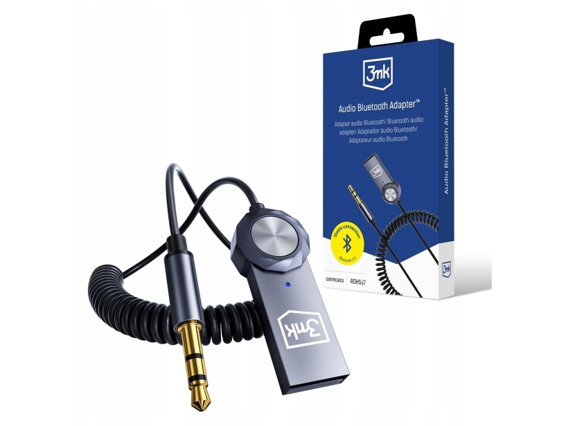 Adapter Bluetooth 3Mk Bezprzewodowy Adapter Audio Audio Bluetooth Adapter Jack 3.5Mm 2W1