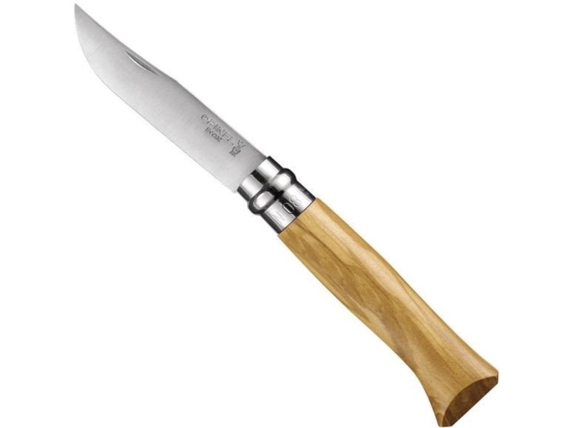 Opinel N °8 Stainless 8,5 cm. oliven - olivengrønn - Opinel