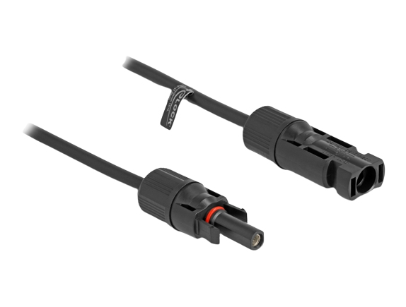 Delock 88228, Kabel, Plast, Sort, 4 Mm², Ip67, Mc4