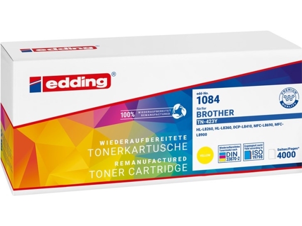 Edding Edd-1084, 4000 Seiten, Gelb, 1 Stück(E)