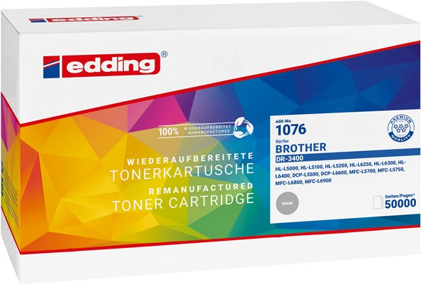 Edding Edd-1076, Kompatibel, Brother, Brother Dcp-L5500dn Brother Dcp-L6600dw Brother Hl-L5000d Brother Hl L 5100 Series Brother Hl L..., 1 Stk, 5000