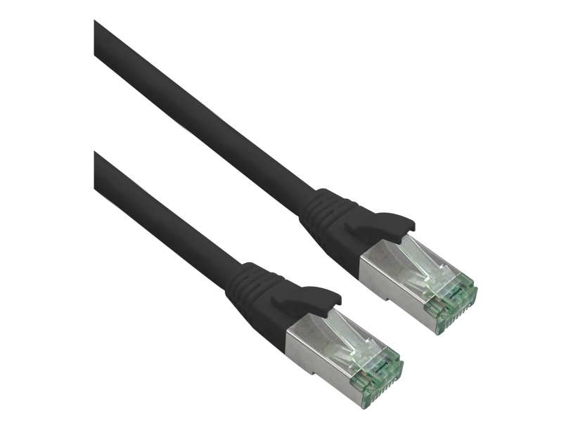 Helos 363740, 30 M, Cat7, S/Ftp (S-Stp), Rj-45, Rj-45, Sort