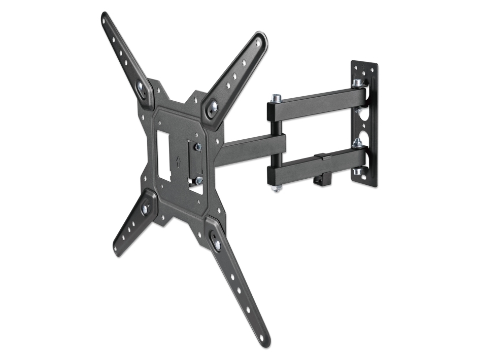 Manhattan 462624, 100 X 100 Mm, 400 X 400 Mm, -10 - 3°, -90 - 90°, Stål, Sort