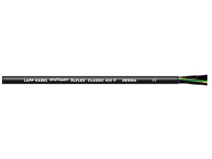 Lapp ÖLFLEX CLASSIC 400 P, Mellemspændingskabel, Sort, Polyvinylchlorid (PVC), Halvstiv polyvinylchlorid (SR-PVC), Kobber, 2.5 mm²