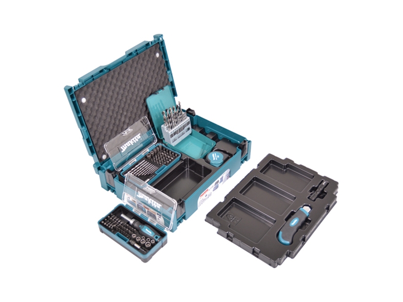 B-49884 Borr- och bitsats med 116 delar i MAKPAC-väska | Elverktyg - Tillbehör - Bitar & Borrset | GameStuff