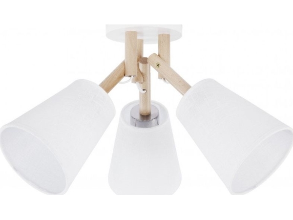 Candellux Tk Lighting Deckenleuchte Vaio Weiß 3