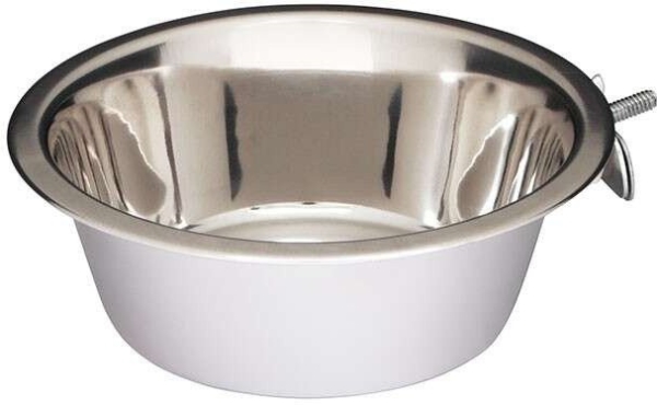 Panama Pet skål til fugle 1,34 l med klemmehåndtag