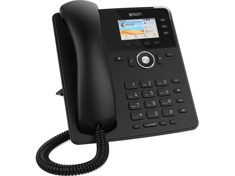 Snom Tischtelefon D717, Ip Telefon, Sort, Forbundet Håndsæt, In-Band, Out-Of Band, Sip-Info, 3 Linier, 1000 Entries