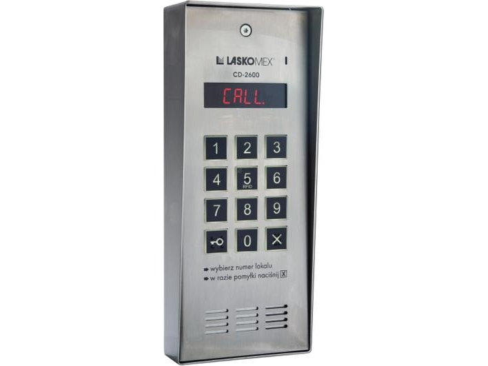 Laskomex Laskomex Cd-2600R Audio Mit Rfid-Schlüsselleser Aus Edelstahl, Im Aufputzgehäuse.