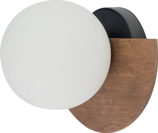 Wandleuchte Sigma Led Ready Für Flur Braun Sigma Mirror 33303