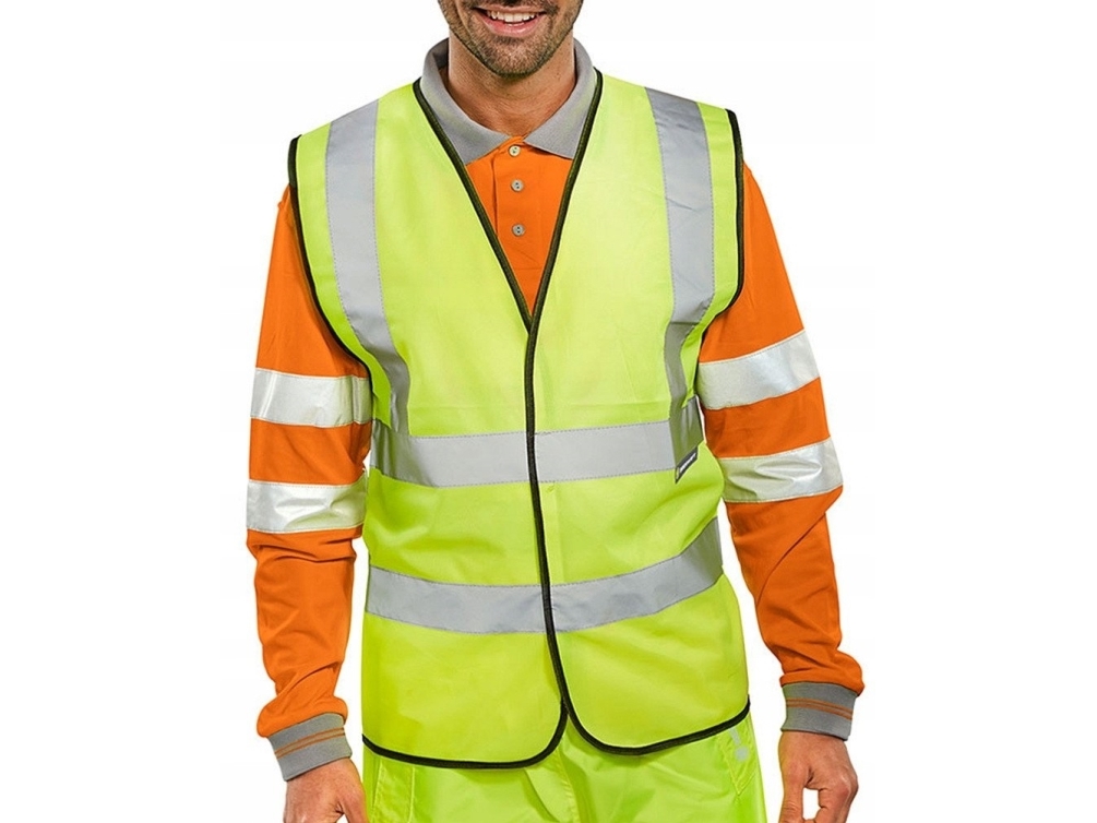 BEESWIFT advarselsvest, størrelse M, gul