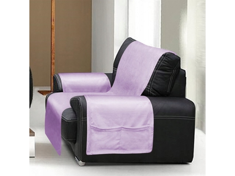 Överkast enfärgat till fåtölj MUSTELLA, stl. 65x170 | Bostäder - Hemtextil - Överkast | GameStuff