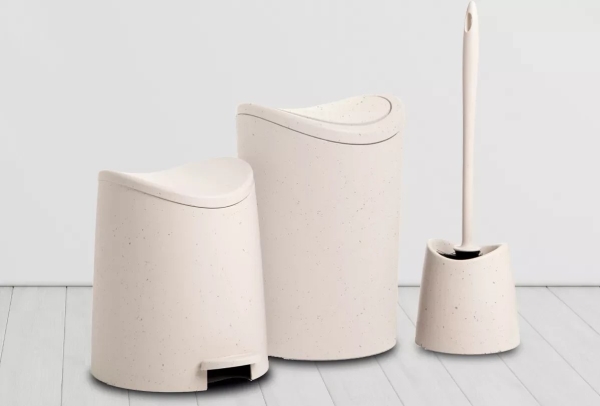 Wesco Vasketøjskurv Med Pedal Bathroom Pedal Bin 3L Standard Ecohome* 8411801235775