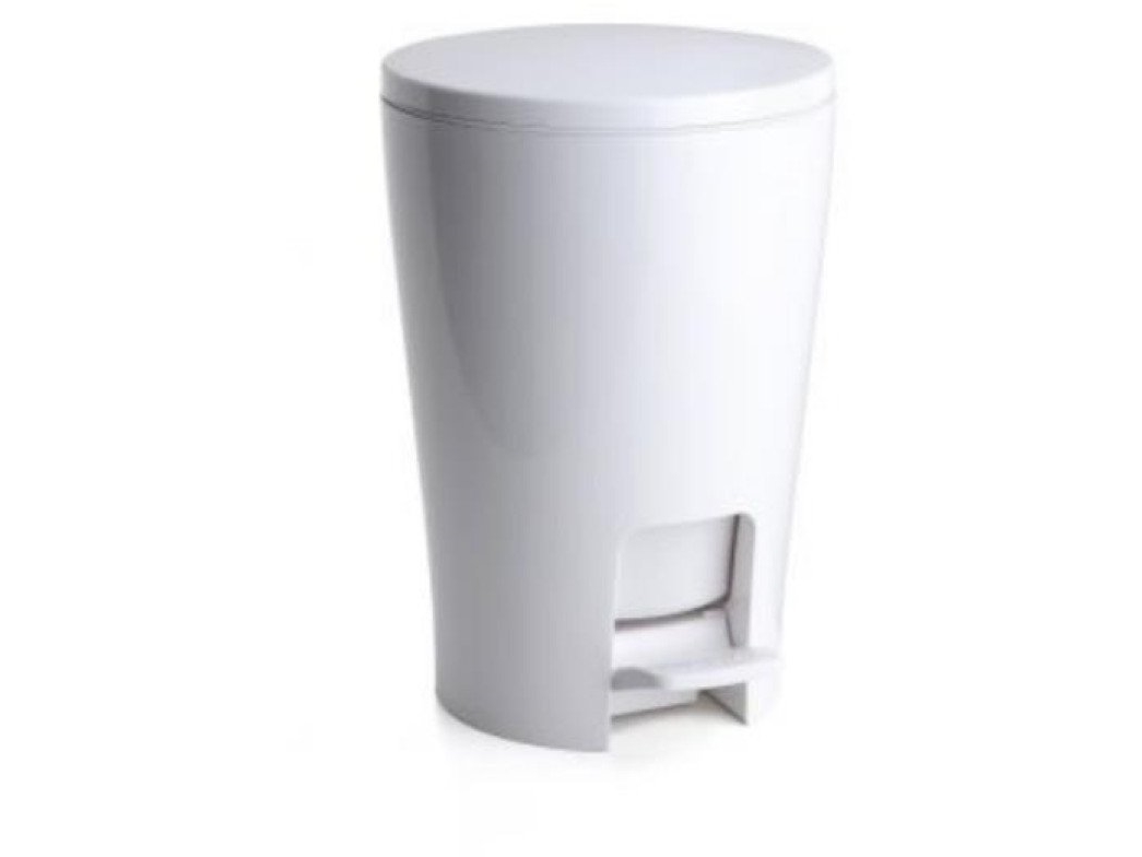 Vasketøjskurv Wesco Bathroom Pedalspand 5L Diabolo Hvid 8411801203552