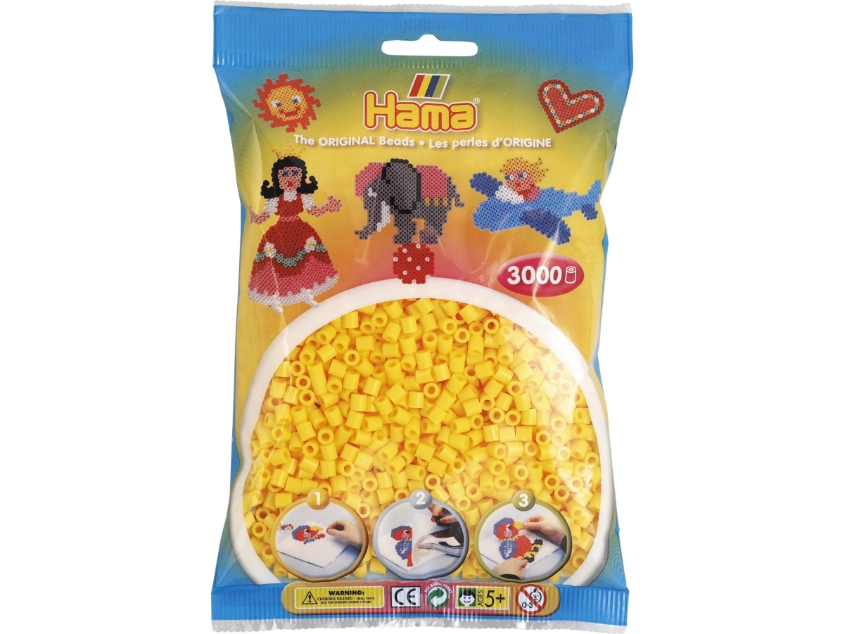 Hama midi pärlor 3000st gul | Leksaker - Kreativitet - Pärlor | GameStuff