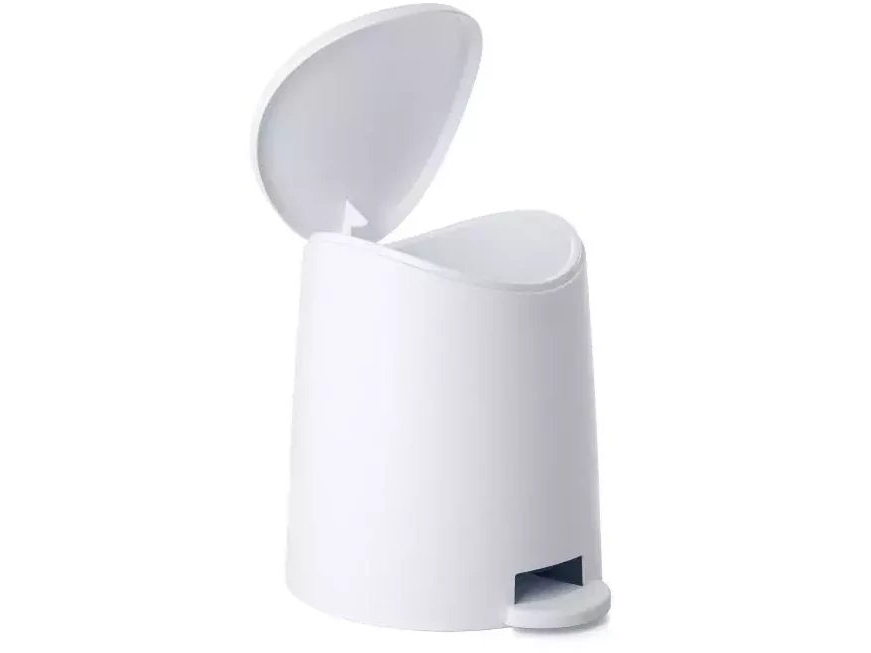Vaffelkurv / Vasketøjskurv Wesco Bathroom Pedalspand 3 L Standard Hvid 8411801222911