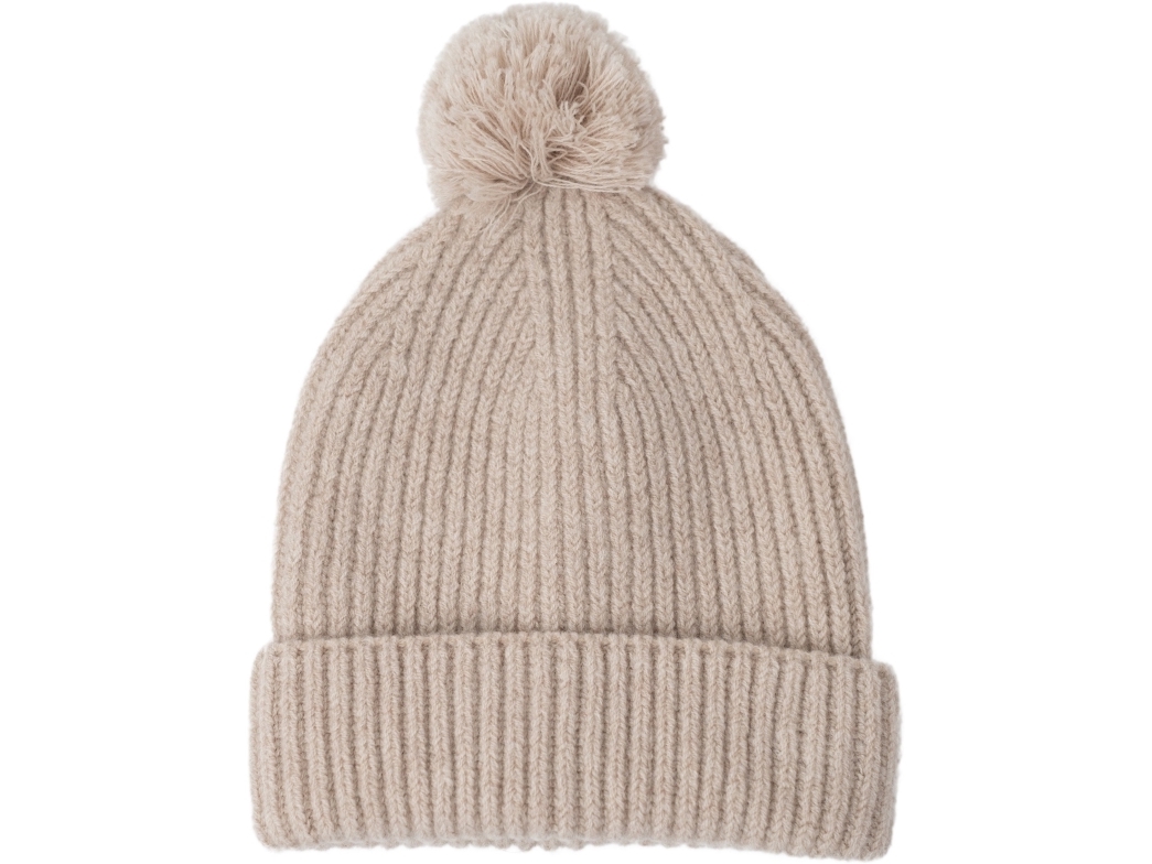 Akcija! Lodger Hatter Folklore merino vilnas cepure Beige 3-6m HTM 630_3-6