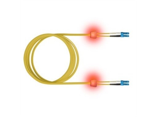 Sacon Lwl-Led-Duplex-Patchkabel 9/125M Os2, Lc/Lc, Gelb, 7,5 M