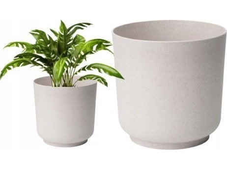 Form-Plastic Återvunnen blomkruka vit 13x12,5cm modern matt | Baby & barn - Dekoration - Burkar och krukor | GameStuff