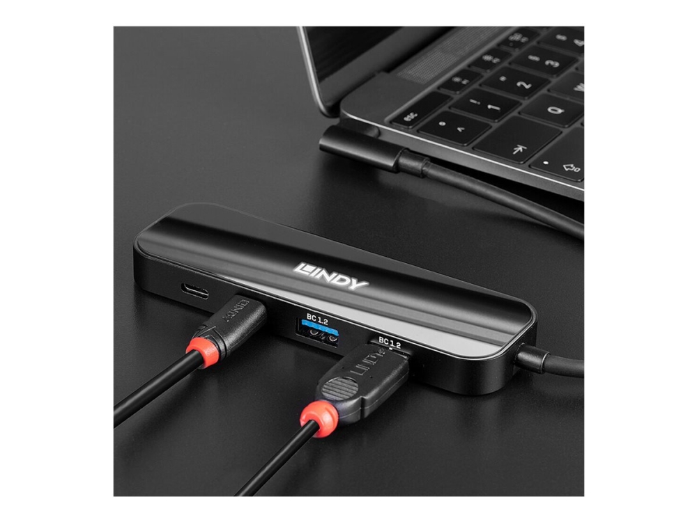Lindy 43334, Usb 3.2 Gen 2 (3.1 Gen 2) Type-C, Usb 3.2 Gen 2 (3.1 Gen 2) Type-A, Usb 3.2 Gen 2 (3.1 Gen 2) Type-C, 10000 Mbit/S, Schwarz, Acrylnitril