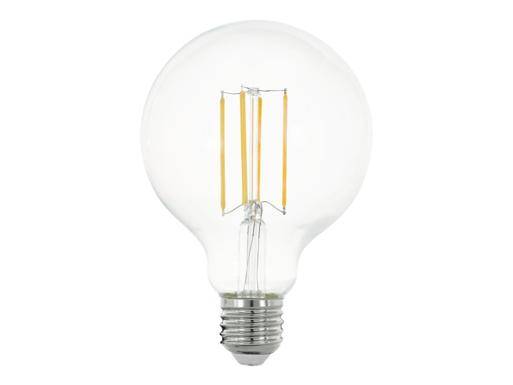 Eglo E27 Led G95 Klar Globepære Med Varmt Hvidt Lys
