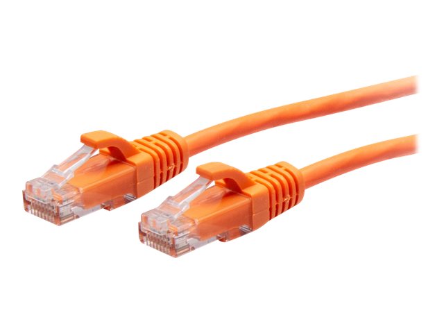 C2g 1Ft (0.3M) Cat6a Snagless Unshielded (Utp) Slim Ethernet Network Patch Cable - Orange - Patchkabel - Rj-45 (Han) Til Rj-45 (Han) - 30 Cm - 4.8 Mm