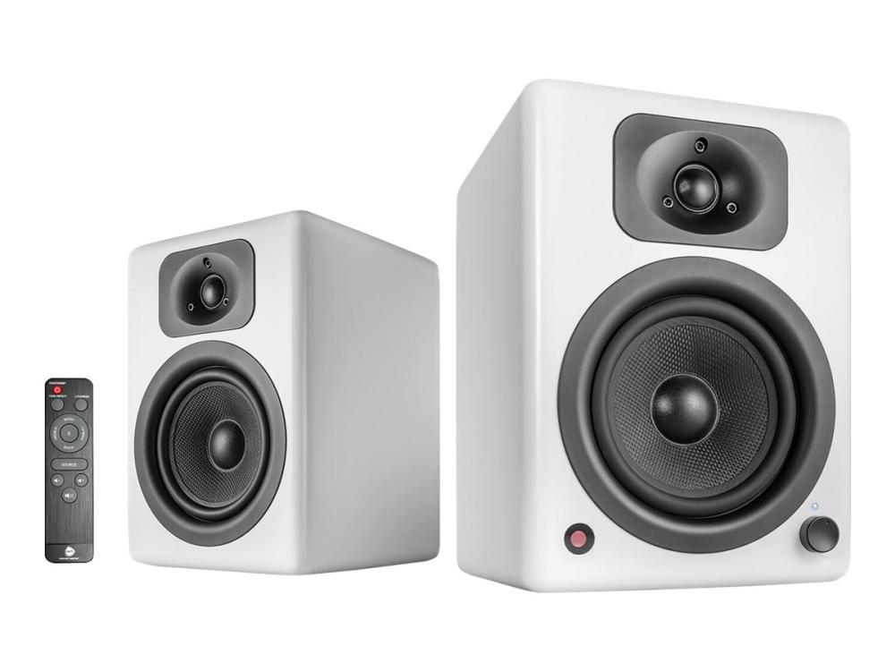 Wavemaster Two Neo - Højttalere - Boghylde - Trådløs - Bluetooth - 60 Watt - 2-Vejs - Blød Hvid